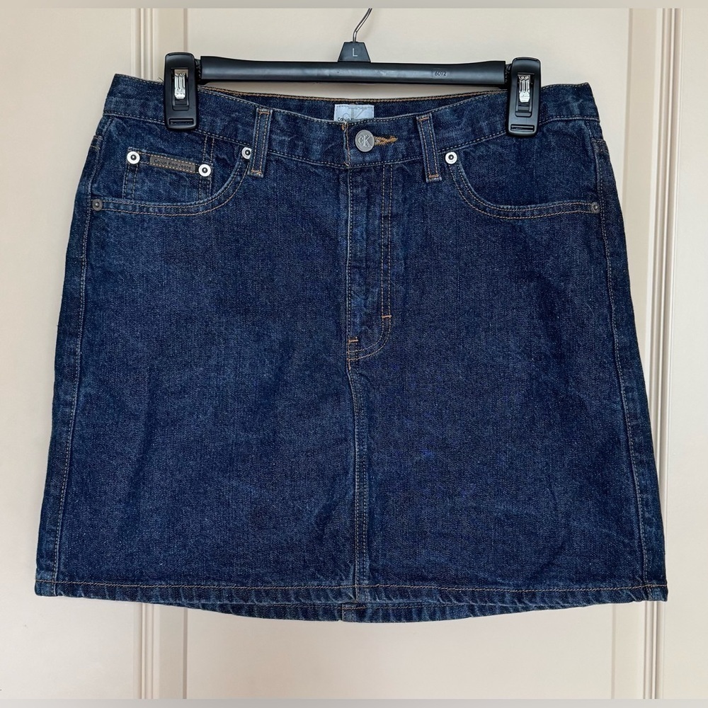 Calvin Klein Jeans Blue Mini Skirt Casual